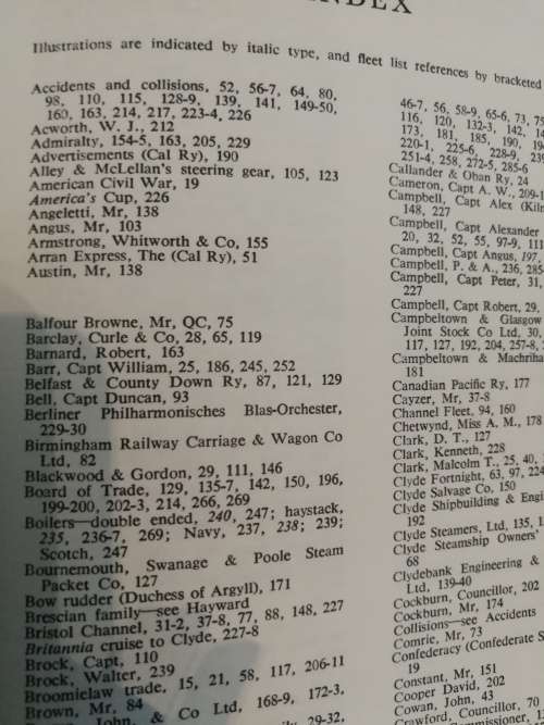 THE GOLDEN YEARS OF THE CLYDE STEAMERS 1889 - 1941 Alan J S Paterson (  steamships Steam ships  )
