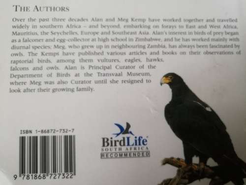 BIRDS OF PREY OF AFRICA AND ITS ISLANDS ALAN and MEG KEMP SASOL ( bird watching  eagles etc )