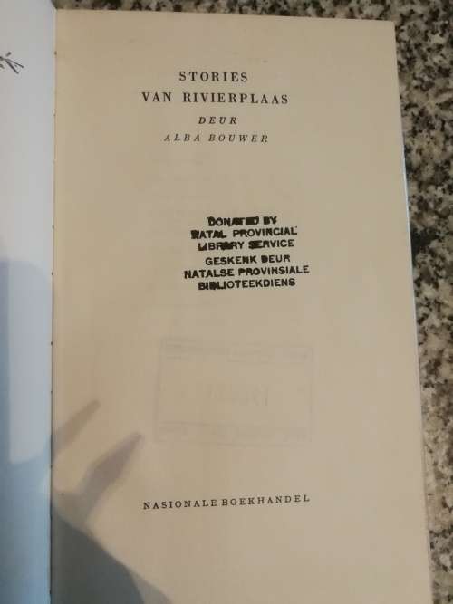 Bundel van 5 ALBA BOUWER KINDERBOEKE SOOS BESKRYF