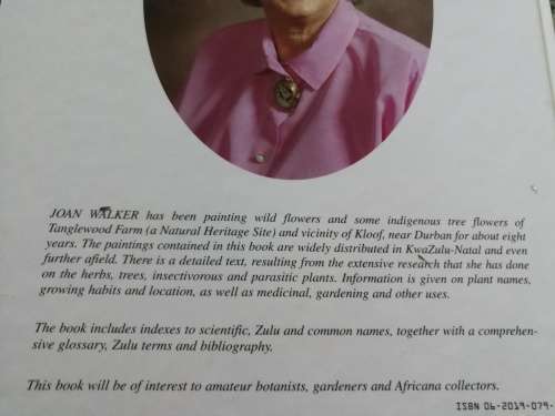WILD FLOWERS OF KWAZULU NATAL JOAN WALKER 430 water colour paintings wild flowers mainly from Kloof