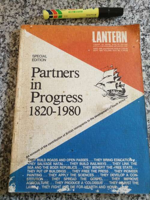 LANTERN Magazine Tydskrif Special Edition September 1980 Partners in Progress 1820 - 1980
