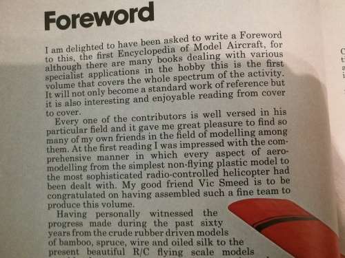 ENCYCLOPEDIA OF MODEL AIRCRAFT ,  VIC SMEED ( aeroplanes helicopters aviation flying flight models )