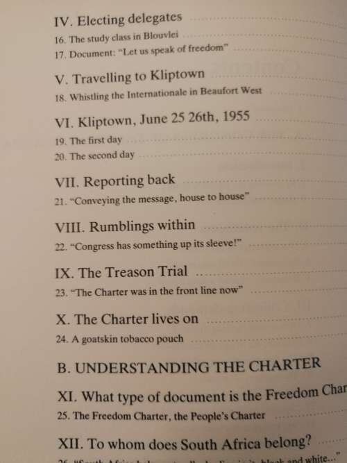 30 YEARS OF THE FREEDOM CHARTER RAYMOND SUTTNER JEREMY CRONIN