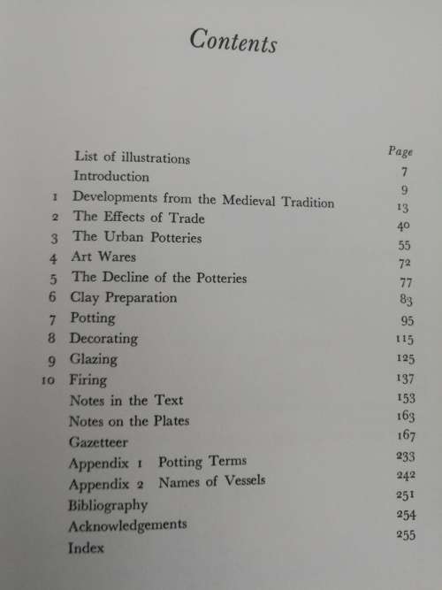 THE ENGLISH COUNTRY POTTERY It`s History and Techniques PETER C D BREARS potter