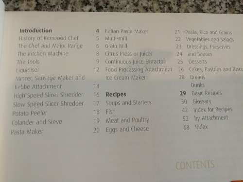 KENWOOD CREATE Recipes for the KENWOOD Chef and Major JENNIE SHAPTER ( Kenwood Mixer  Baking )