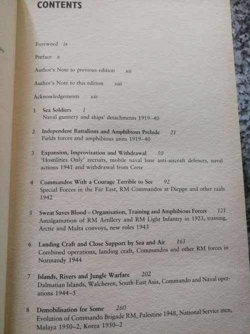 BY SEA BY LAND THE ROYAL MARINES 1919 - 1997 JAMES D LADD An Authorised History