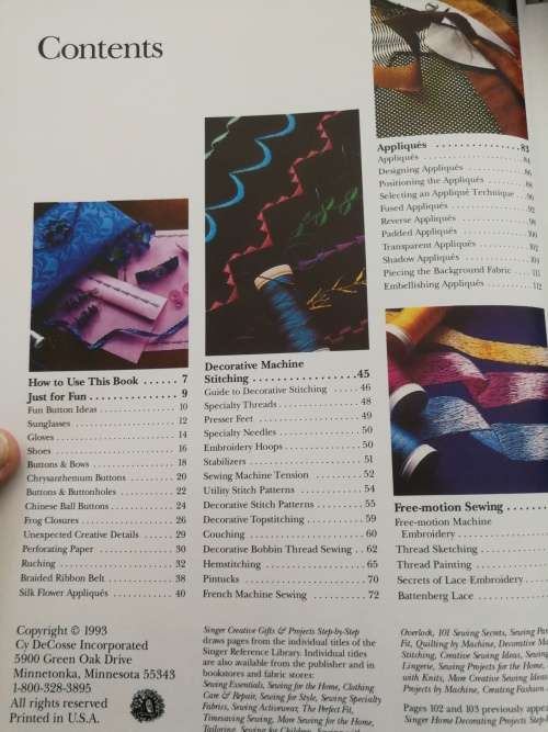 SINGER Creative Gifts and Projects STEP by STEP