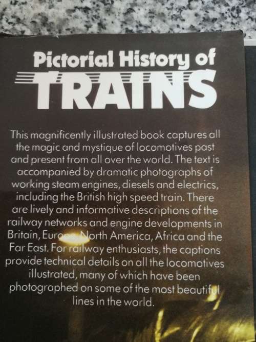 PICTORIAL HISTORY OF TRAINS O S NOCK  ( includes a chapter on South Africa  )