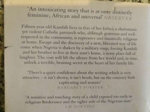 PURPLE HIBISCUS CHIMAMANDA NGOZI ADICHIE