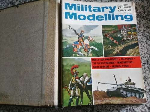 Bundle of 11 MILITARY MODELLING Magazines from January 1972
