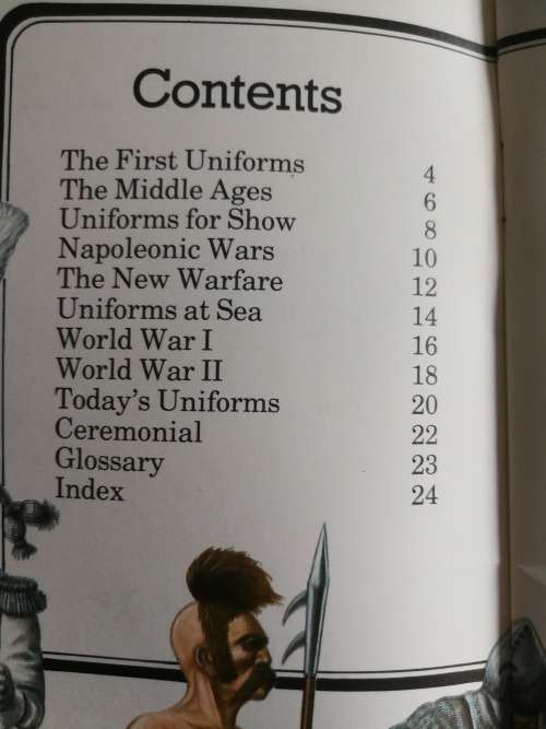 GUIDE TO MILITARY UNIFORMS Piccolo Explorer Books  ( from the First Uniforms to WWII  and Ceremonial