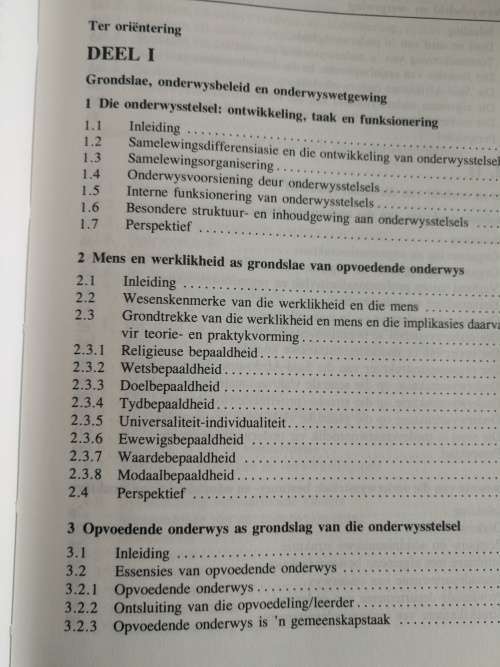 DIE ONDERWYS-STELSEL Teorie en Praktyk O J van SCHALKWYK  ( Onderwys Stelsel )