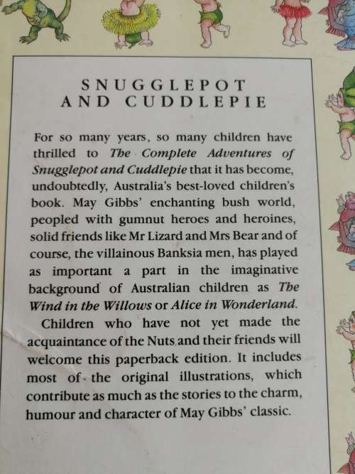 SNUGGLEPOT AND CUDDLEPIE MAY GIBBS  ( Australian Children`s Clasics ) (  THREE STORIES )