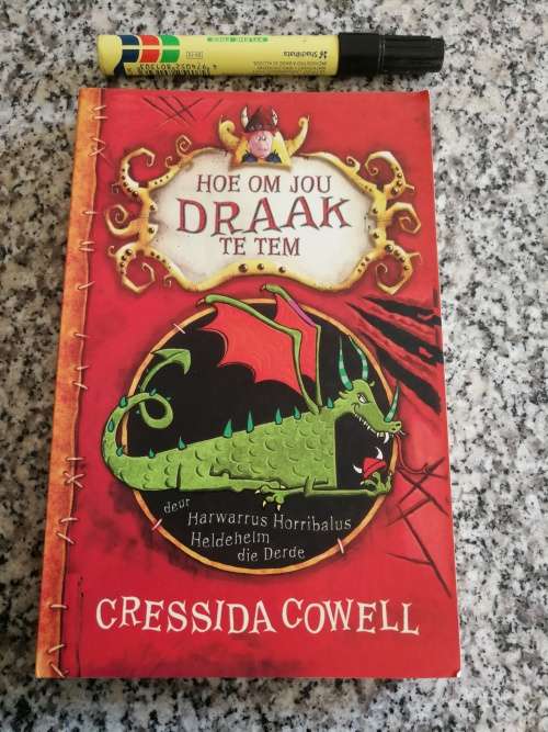 HOE OM JOU DRAAK TE TEM  CRESSIDA COWELL AFRIKAANS SAGTEBAND