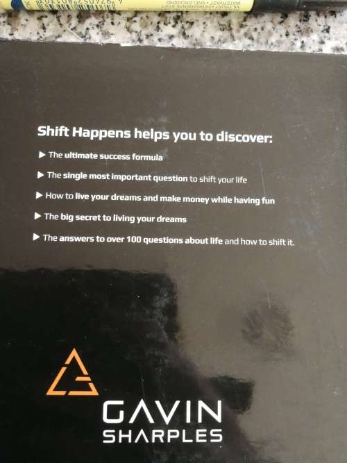 SHIFT HAPPENS GAVIN SHARPLES motivational speaker
