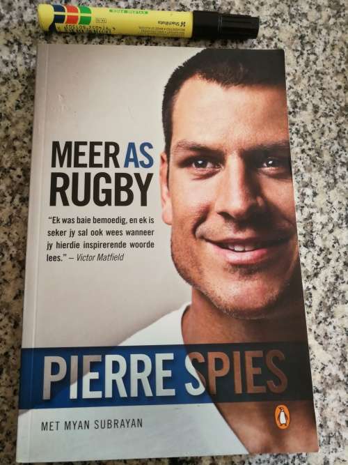 MEER AS RUGBY PIERRE SPIES Met MYAN SUBRAYAN   ( Afrikaans )