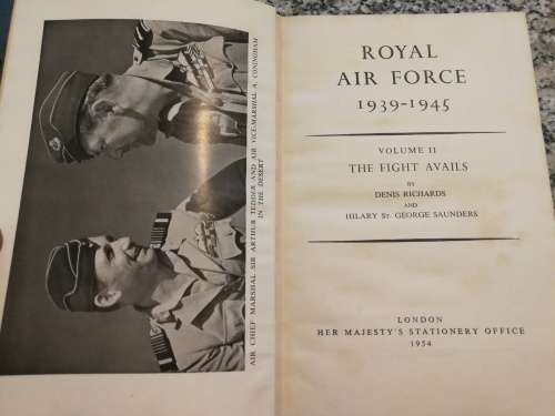 Reserved for BenBot ROYAL AIR FORCE 1939-45 (  all Three Volumes ) some content on South Africa