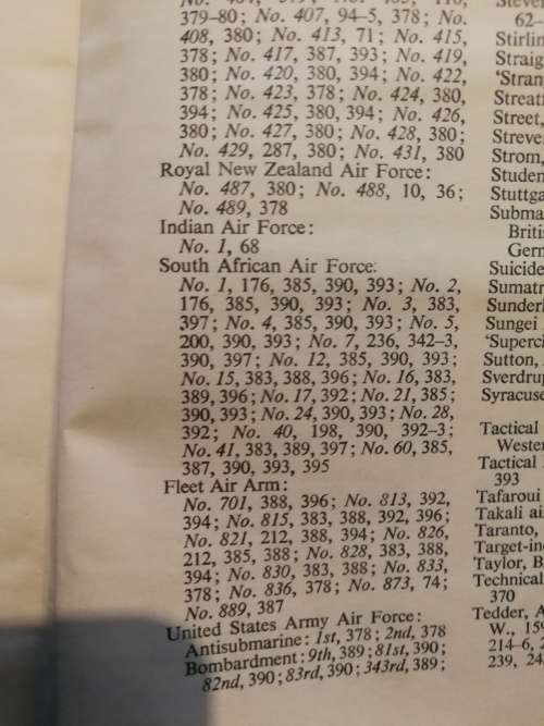 Reserved for BenBot ROYAL AIR FORCE 1939-45 (  all Three Volumes ) some content on South Africa