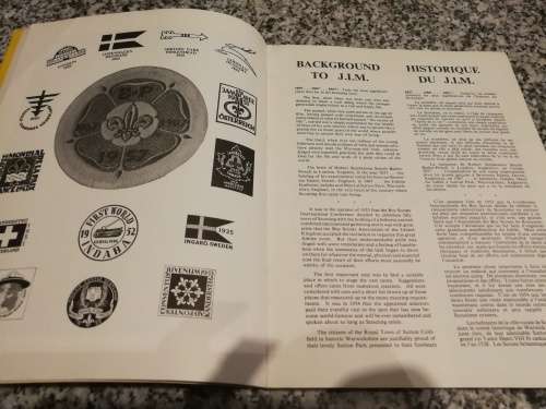 1957 Boy Scouts PICTURE LOG OF THE JUBILEE JAMBOREE INDABA MOOT SUTTON PARK ENGLAND 1957