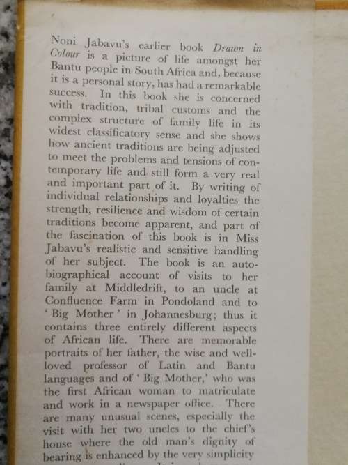 THE OCHRE PEOPLE Scenes from a South African Life NONI JABAVU ( same author of Drawn in Colour )