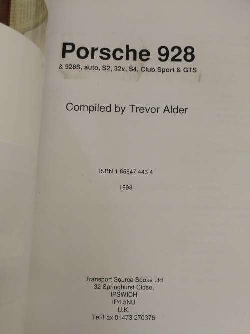 2 BOOKS PORSCHE 928 PERFORMANCE POTFOLIO R M CLARKE  plus ROAD TESTS and ARTICLES TREVOR ALDER