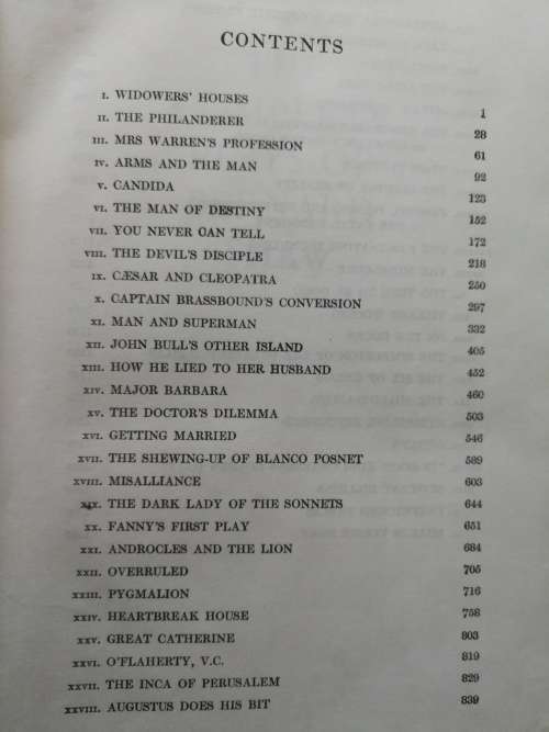 THE COMPLETE PLAYS OF BERNARD SHAW  ( 1404 pages  )