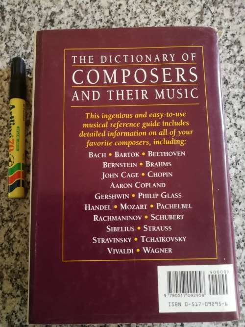 THE DICTIONARY OF COMPOSERS AND THEIR MUSIC ERIC GILDER