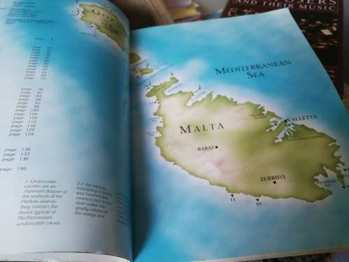 MALTESE ISLANDS DIVING GUIDE NED MIDDLETON  ( skindiving   scuba diving dive  )