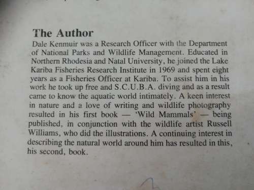 A WILDERNESS CALLED KARIBA  by DALE KENMUIR (Rhodesia Zimbabwe )