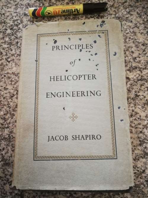 PRINCIPLES OF HELICOPTER ENGINEERING JACOB SHAPIRO   1955 ( aviation aircraft flight  )