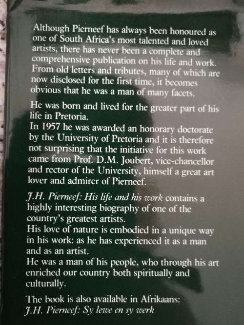 J H PIERNEEF HIS LIFE AND HIS WORK EDITOR P G NEL
