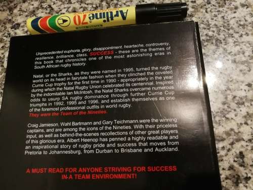 NATAL SHARKS , TEAM OF THE 90s ALBERT HEENOP  (   Rugby )