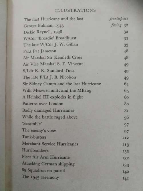 THE HURRICANE STORY PAUL GALLICO First Published 1959 the biography of an aircraft