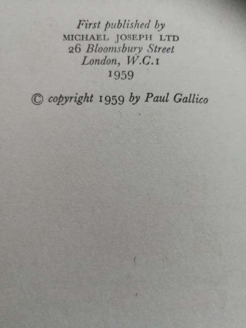 THE HURRICANE STORY PAUL GALLICO First Published 1959 the biography of an aircraft