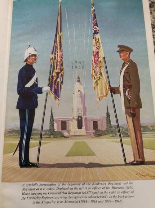 HISTORY OF THE KIMBERLEY REGIMENT Dr H H CURSON  with Foreword by Maj Gen W H E POOLE ( army )