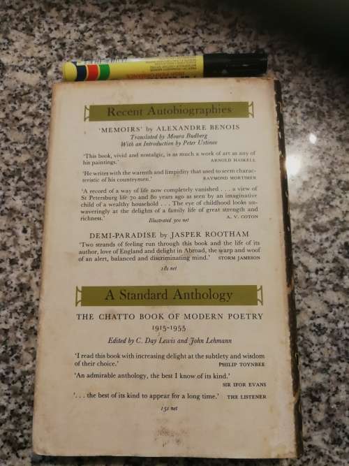 THE BURIED DAY C DAY LEWIS