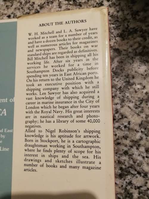 THE CAPE RUN W H MITCHELL  and L A SAWYER ( History of the Union Castle passenger ships UK  to Cape