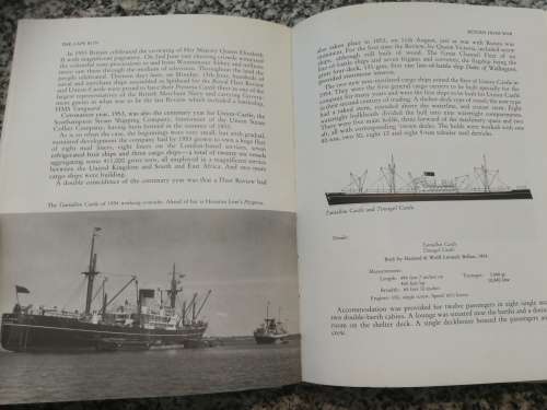 THE CAPE RUN W H MITCHELL  and L A SAWYER ( History of the Union Castle passenger ships UK  to Cape