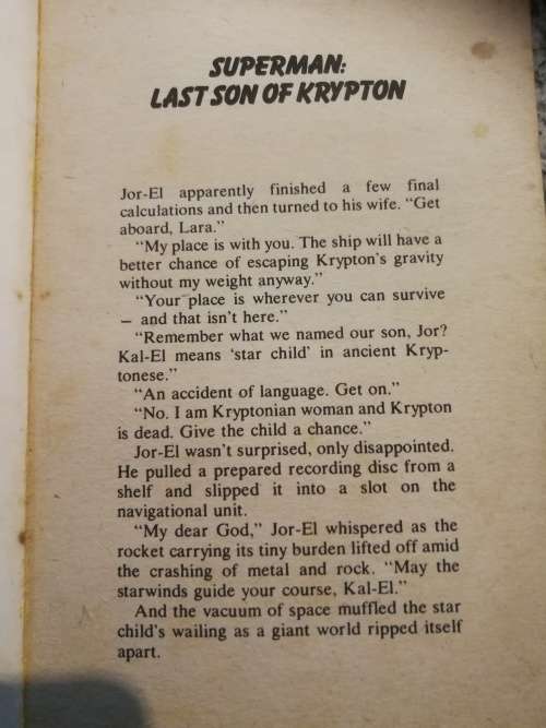 SUPERMAN LAST SON OF KRYPTON ELLIOT S MAGGIN Softcover