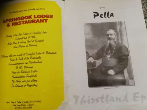 THIRSTLAND EPIC HERORIC STRUGGLE OF PIONEER MISSIONARIES IN NAMAQULAND ( mission , missionary )