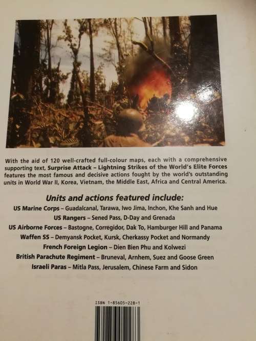 SURPRISE ATTACK Lightning Strikes of World`s Elite Forces PETER DARMAN ( incl 4 decisive actions S A