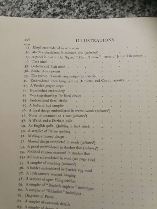 EMBROIDERY & NEEDLEWORK by GLADYS WIDSOR FRY Textbook on Design King`s Prize Designer sewing