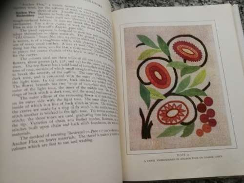 EMBROIDERY & NEEDLEWORK by GLADYS WIDSOR FRY Textbook on Design King`s Prize Designer sewing