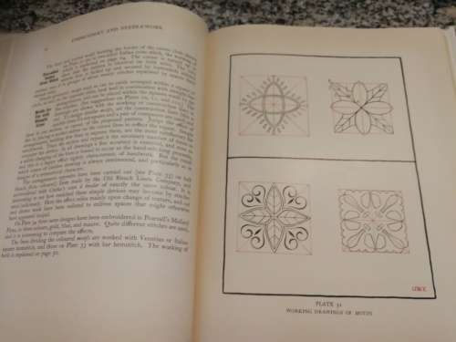 EMBROIDERY & NEEDLEWORK by GLADYS WIDSOR FRY Textbook on Design King`s Prize Designer sewing