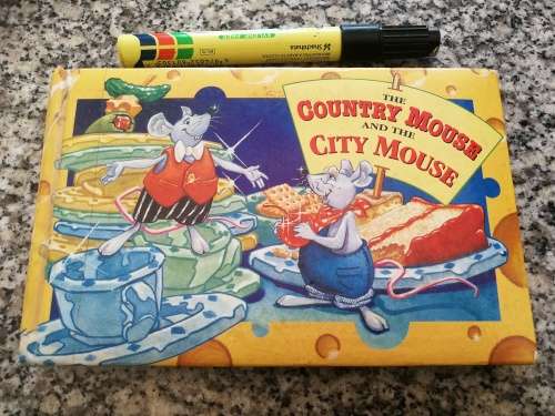 THE COUNTRY MOUSE AND CITY MOUSE ( One of Aesop`s classic tales  children book stories )