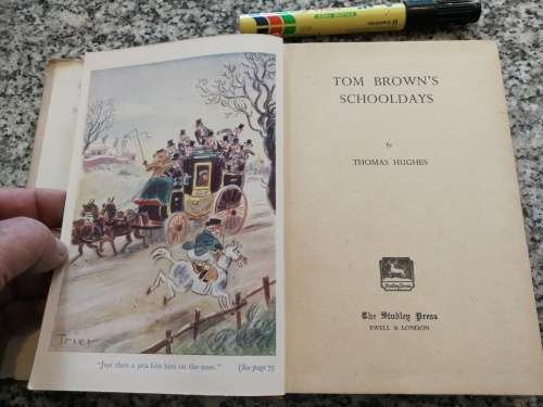 TOM BROWNS SCHOOLDAYS by THOMAS HUGHES 1947