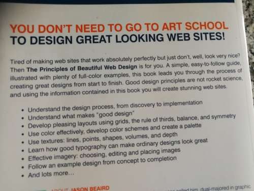 THE PRINCIPLES OF BEAUTIFUL WEB DESIGN JASON BEAIRD ( Sitepoint web sites guide internet computers )