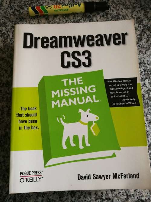 DREAMWEAVER CS3 THE MISSING MANUAL DAVID SAWYER McFARLAND  ( Web site design computers )