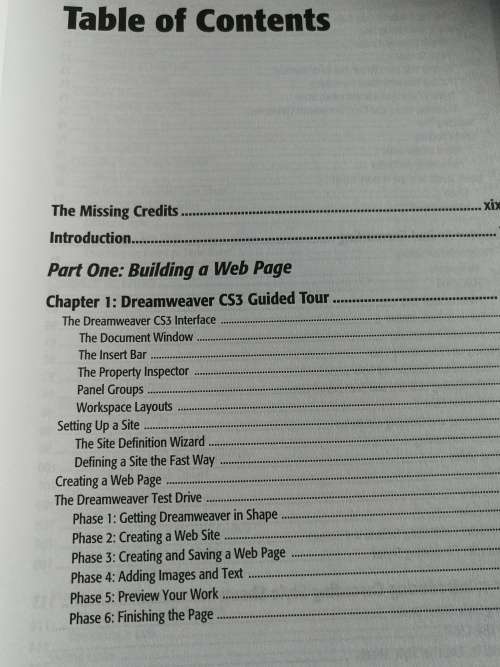 DREAMWEAVER CS3 THE MISSING MANUAL DAVID SAWYER McFARLAND  ( Web site design computers )