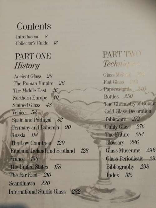 ENCYCLOPEDIA OF GLASS Edited by PHOEBE PHILLIPS (  range of unique qualities history )